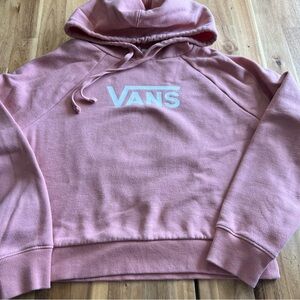 Vans Pink Logo Hoodie Sweatshirt Women’s XS